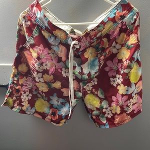 Rogue American Hawaiian flower bathing suit with pockets size 34 waist
